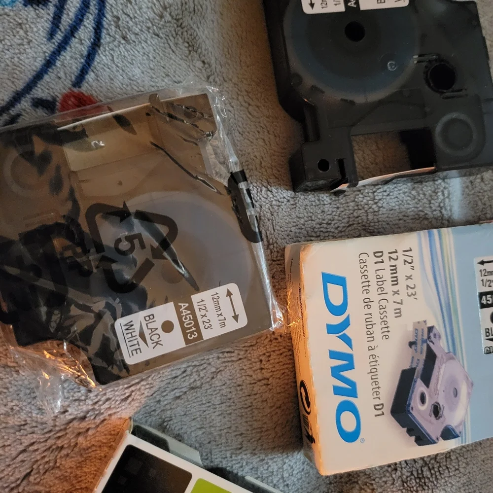 Dymo lable maker tapes